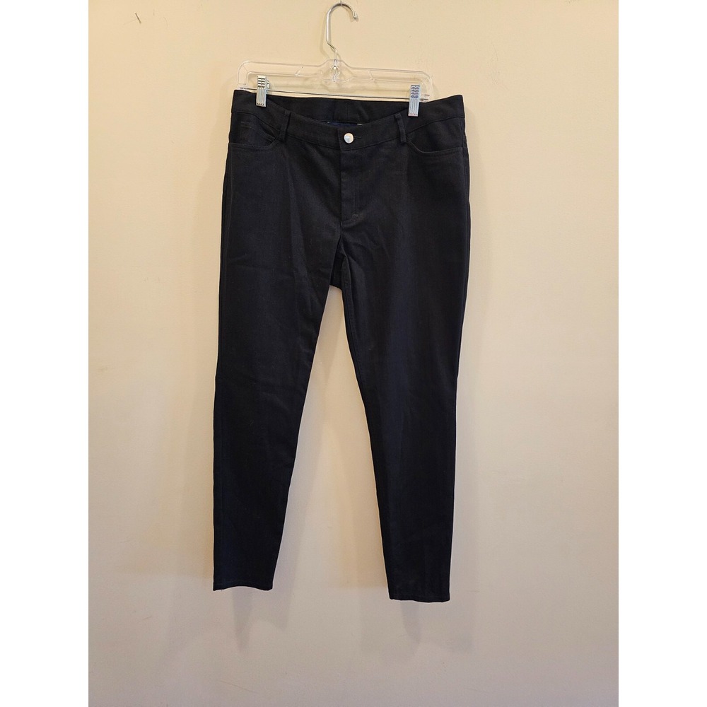 Doncaster Collection Skinny Jeans Women Size 12 Black Stretch M284PT04 NWT
